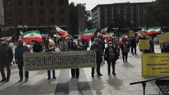 آلمان - آکسیون ایرانیان آزاده و هواداران سازمان مجاهدین در کلن