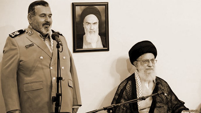خامنه‌ای ولی فقیه ارتجاع - پاسدار حسن فیروزآبادی
