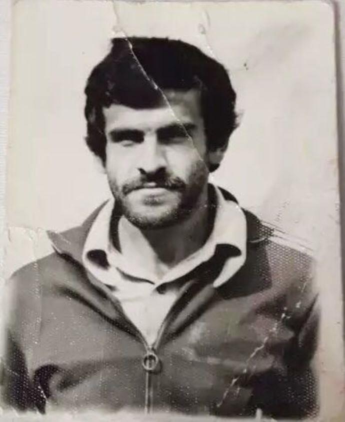 غلامرضا اکبری نامدار قبل از شهادت در زندان تبریز