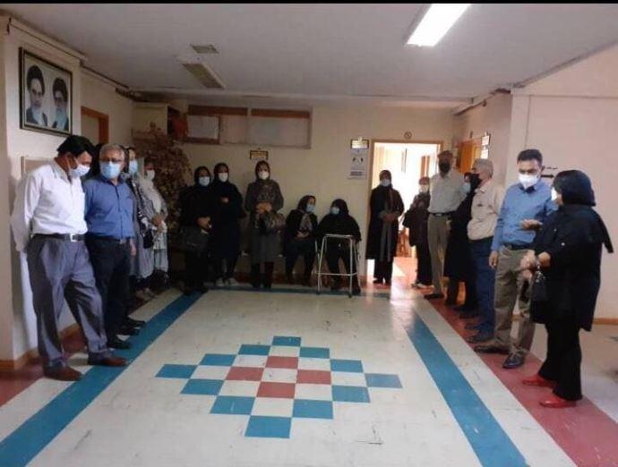 -تجمع اعتراضی بازنشستگان بهداشت و درمان تبریز