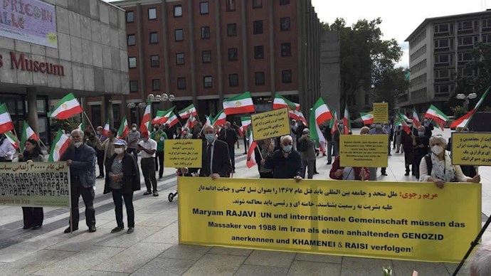 آلمان - آکسیون ایرانیان آزاده و هواداران سازمان مجاهدین در کلن