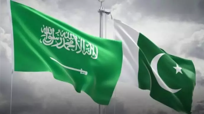 پرچم پاکستان و عربستان