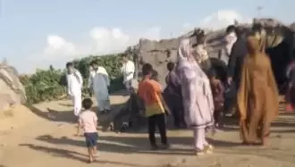 تخریب منازل مسکونی در روستای میرآباد چابهار