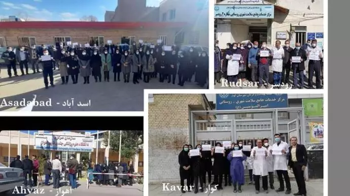 تصاویر تجمع‌های اعتراضی پرستاران و کادر درمانی در شهرهای مختلف ایران - 0