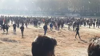 تظاهرات مردم اصفهان، گوشه‌ای از اعتراضات سراسری علیه آخوندهای حاکم