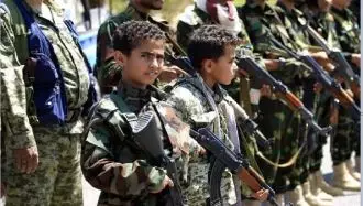 بکارگیری کودکان توسط حوثی‌های وابسته به رژیم ایران در یمن