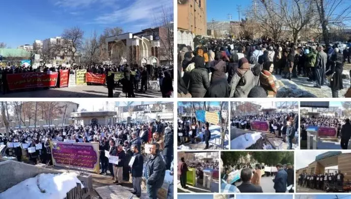 سومین روز تجمع سراسری معلمان ایران
