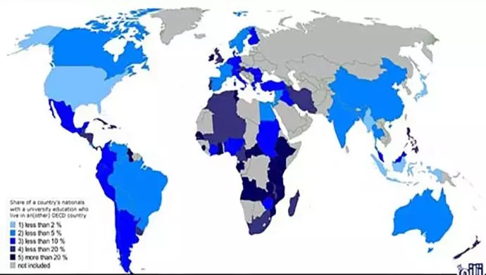 نرخ فرار مغزها از ایران