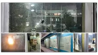حمله جوانان شورشگر به ساختمان کیهان خامنه‌ای