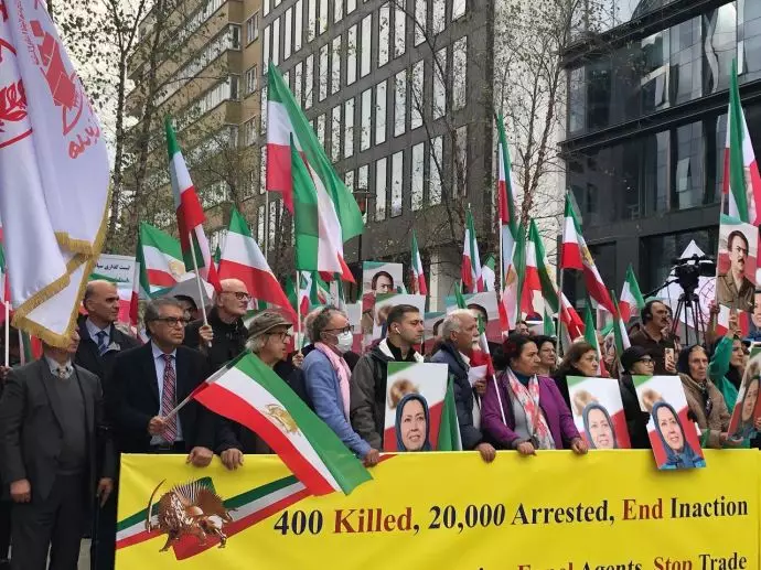 تظاهرات ایرانیان آزاده در بروکسل -۲۹مهر ۱۴۰۱ - 1