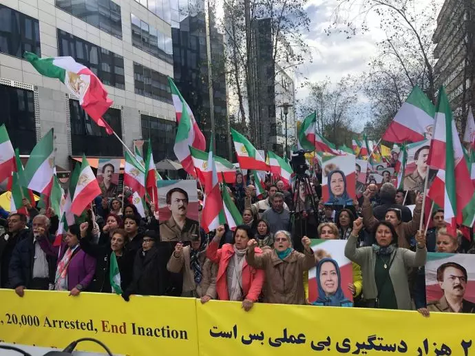 تظاهرات ایرانیان آزاده در بروکسل - حمایت از قیام سراسری مردم ایران برای یک جمهوری دمکراتیک - 0