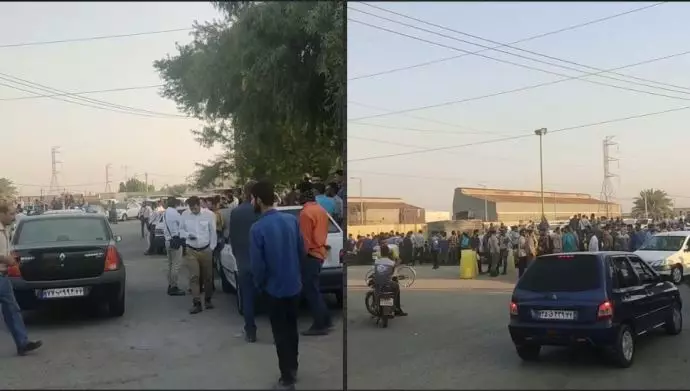 اعتصاب کارگران پالایشگاه آبادان