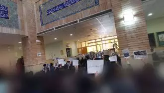تهران - اعتصاب دانشجویان دانشکده روانشناسی دانشگاه ملی در شصت و پنجمین روز قیام 