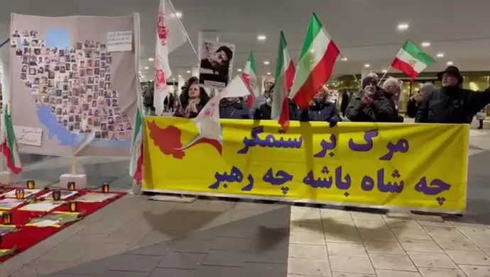 استکهلم سوئد - تحصن ایرانیان آزاده در حمایت از زندانیان سیاسی - ۱۹آبان