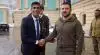 ولودیمیر زلنسکی، رئیسجمهور اوکراین و ریشی سوناک نخست وزیر انگلستان