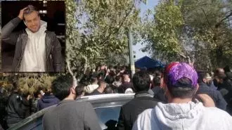 تهران - خاکسپاری حمیدرضا روحی از شهیدان قیام