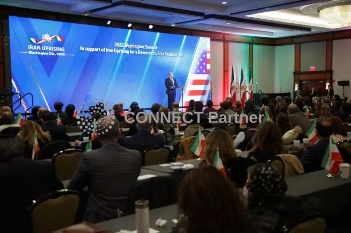 رویترز- بازتاب تصویری از کنفرانس در واشنگتن درباره قیام ایران -۲۶آذر ۱۴۰۱ - 6