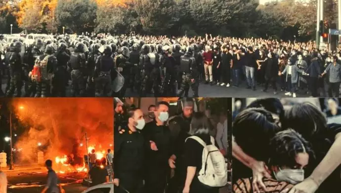 تصاویری از قیام سراسری مردم ایران