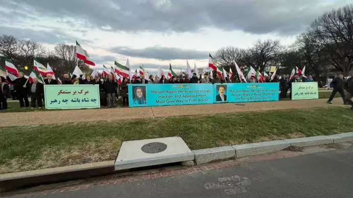 -واشنگتن - تظاهرات ایرانیان آزاده و حامیان مقاومت ایران در همبستگی با قیام سراسری مردم ایران - 8