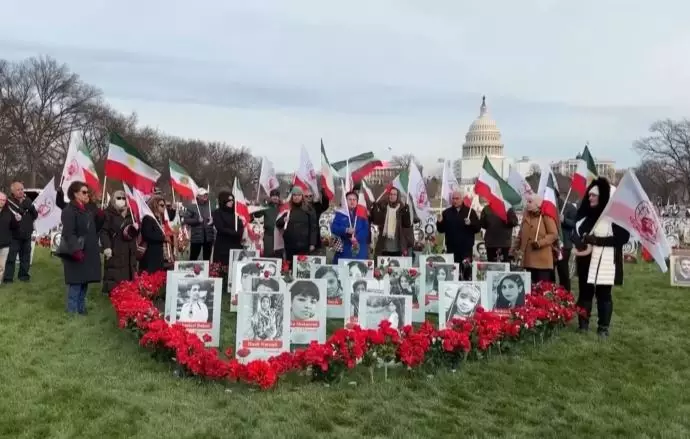-نمایشگاه و تظاهرات یاران شورشگر در واشنگتن - بزرگداشت شهیدان قیام همزمان با اخراج رژیم از کمسیون مقام زنان در سازمان ملل - 7