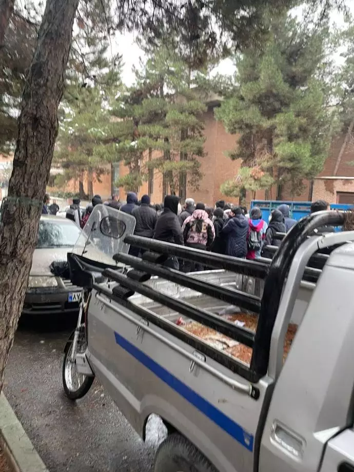 تهران - اعتصاب و اعتراض دانشجویان دانشگاه ملی - ۱۶آذر