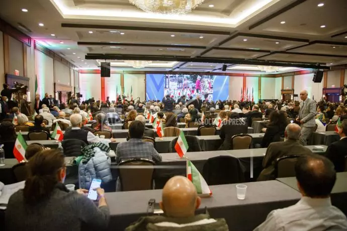 آسوشیتدپرس - بازتاب تصویری از کنفرانس در واشنگتن درباره قیام ایران -۲۶آذر ۱۴۰۱ - 9