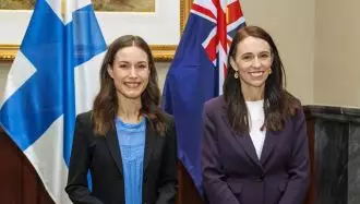 جاسیندا آردرن نخست وزیر نیوزیلند و سانا مارین نخست وزیر فنلاند