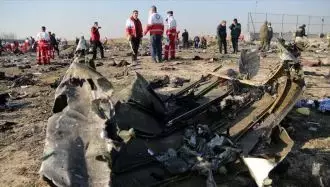 هواپیمای مسافری اوکراینی سرنگون‌شده توسط سپاه پاسداران