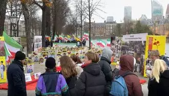نمایشگاه عکس شهیدان قیام سراسری مردم ایران در هلند