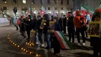 آکسیون ایرانیان آزاده در کشورهای مختلف و در محکومیت اعدام محسن شکاری