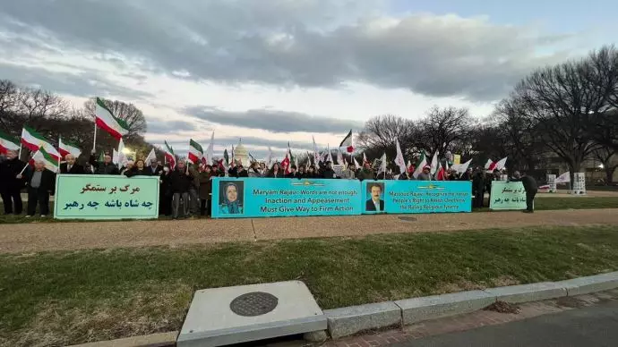 -واشنگتن - تظاهرات ایرانیان آزاده و حامیان مقاومت ایران در همبستگی با قیام سراسری مردم ایران - 9