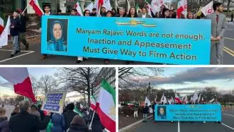 واشنگتن - تظاهرات ایرانیان آزاده و حامیان مقاومت ایران در همبستگی با قیام سراسری مردم ایران