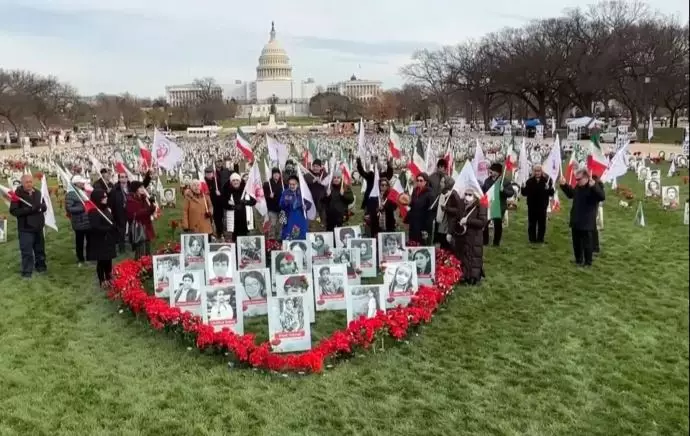 -نمایشگاه و تظاهرات یاران شورشگر در واشنگتن - بزرگداشت شهیدان قیام همزمان با اخراج رژیم از کمسیون مقام زنان در سازمان ملل - 5