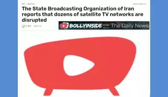 مختل شدن دهها شبکه تلویزیونی ماهواره‌ای رژیم ایران