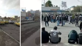 اعتصاب رانندگان اتوبوس پایانه کرمانشاه وتجمع اعتراضی پرسنل پتروشیمی رازی