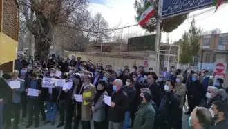 اسلام آباد غرب - اعتراض و تظاهرات سراسری معلمان
