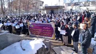سقزوزیویه - اعتراض و تظاهرات سراسری معلمان