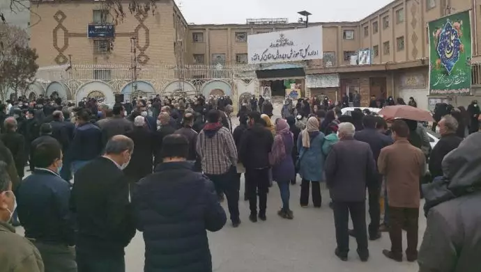 اعتراض و تظاهرات سراسری معلمان در کرمانشاه