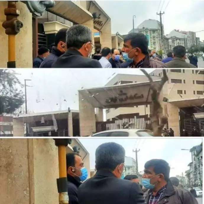 -تجمع اعتراضی کارکنان رسمی مخابرات گیلان 