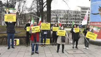 تظاهرات ایرانیان آزاده در مونیخ