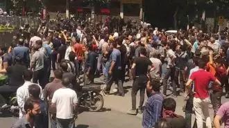 تظاهرات مردمی در اصفهان علیه حکومت آخوندها