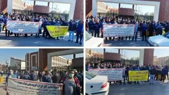  اعتراضی کارگران گروه ملی فولاد اهواز