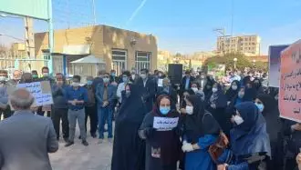 یزد - خیزش و تجمع سراسری معلمان 