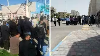 تجمع اعتراض کارگران شهرداری کوت عبدالله، کارگران خط گوره جاشک