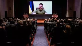 سخنرانی زلنسکی رئیس جمهور اوکراین در کنگره آمریکا