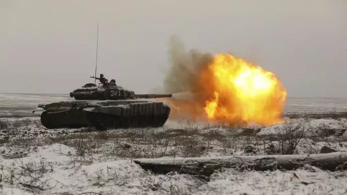 نبرد تانکها در سراسر اوکراین در جریان است