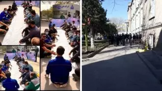 تجمع  اعتراضی کارگران فضای سبز شرکت نفت و گاز آغاجاری و کارمندان رسمی شهرداری تبریز