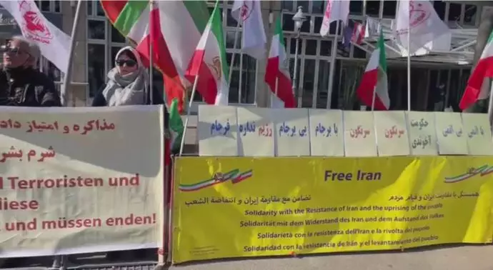 -تظاهرات ایرانیان آزاده و یاران شورشگر در وین - 1