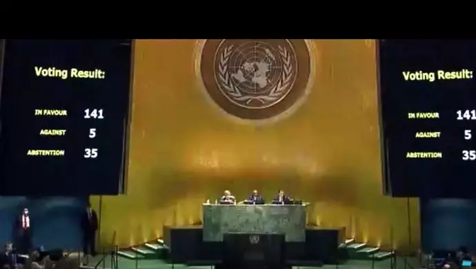 محکومیت حمله به اوکراین در مجمع عمومی ملل متحد