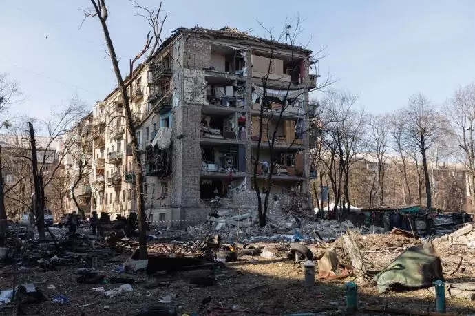 تصاویری از حمله روسیه به اوکراین - 11
